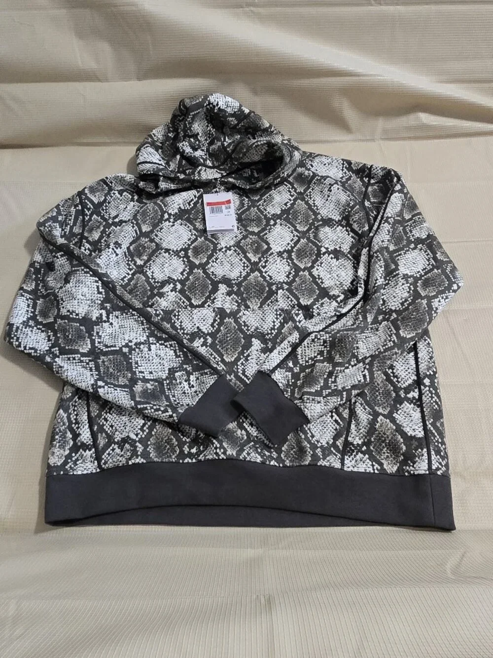 Jordan Sport Hoop Fleece Dri-FIT Snake Print Hoodie Men Size (L) HF9894-133 NWT